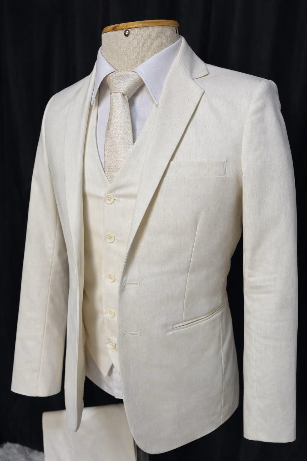 Traje Slim Rafia Natural