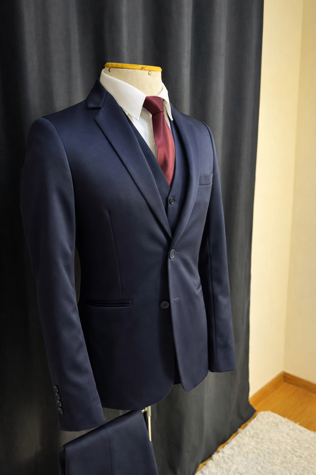 Traje Slim Azul Marinho Dior