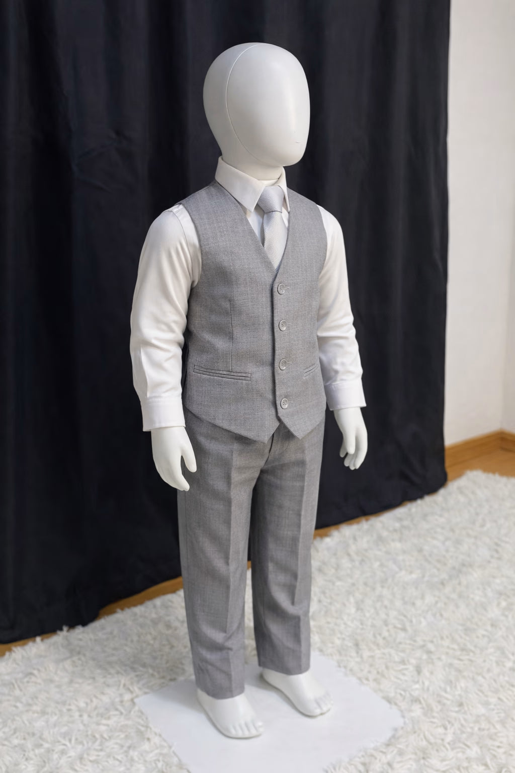 Traje Infantil - Cinza Tropical