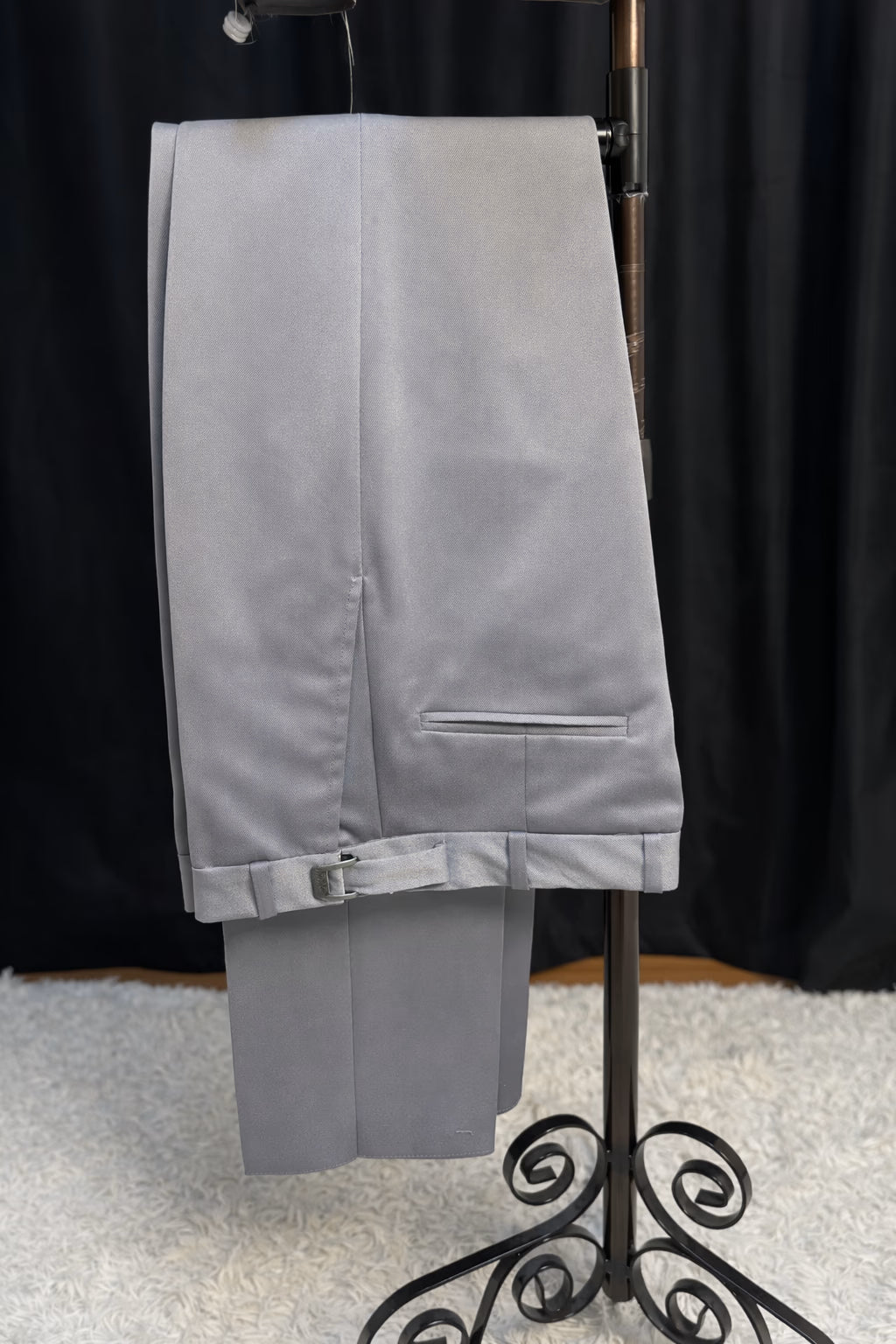 Traje Slim Cinza Médio