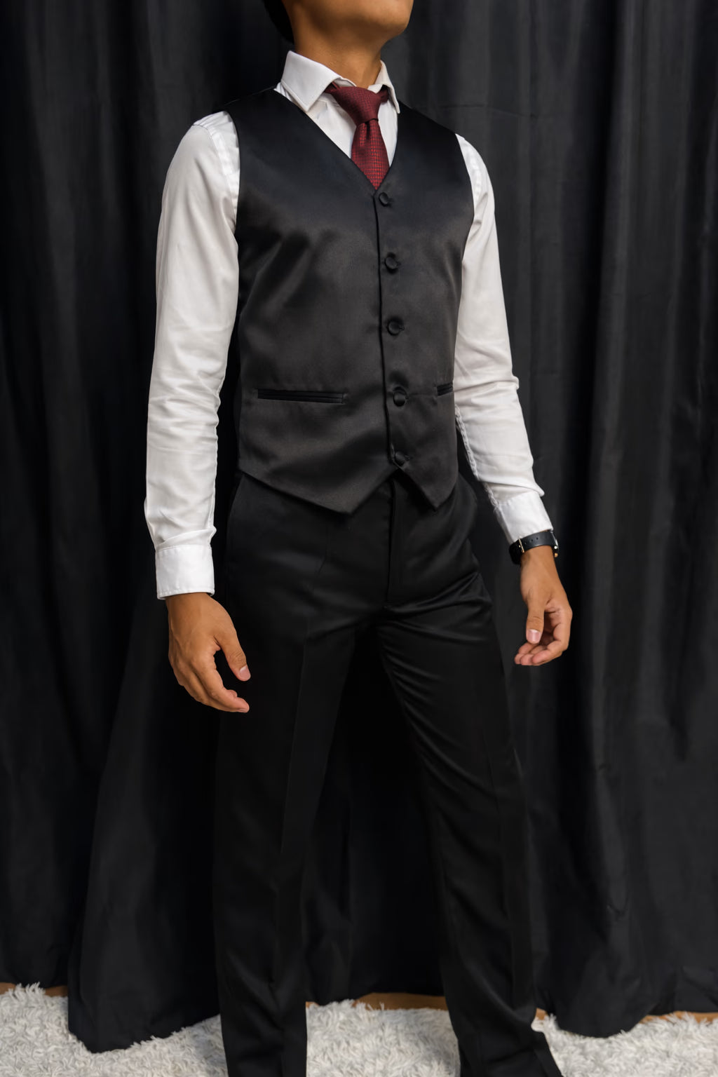 Calça & Colete - Preto Dior