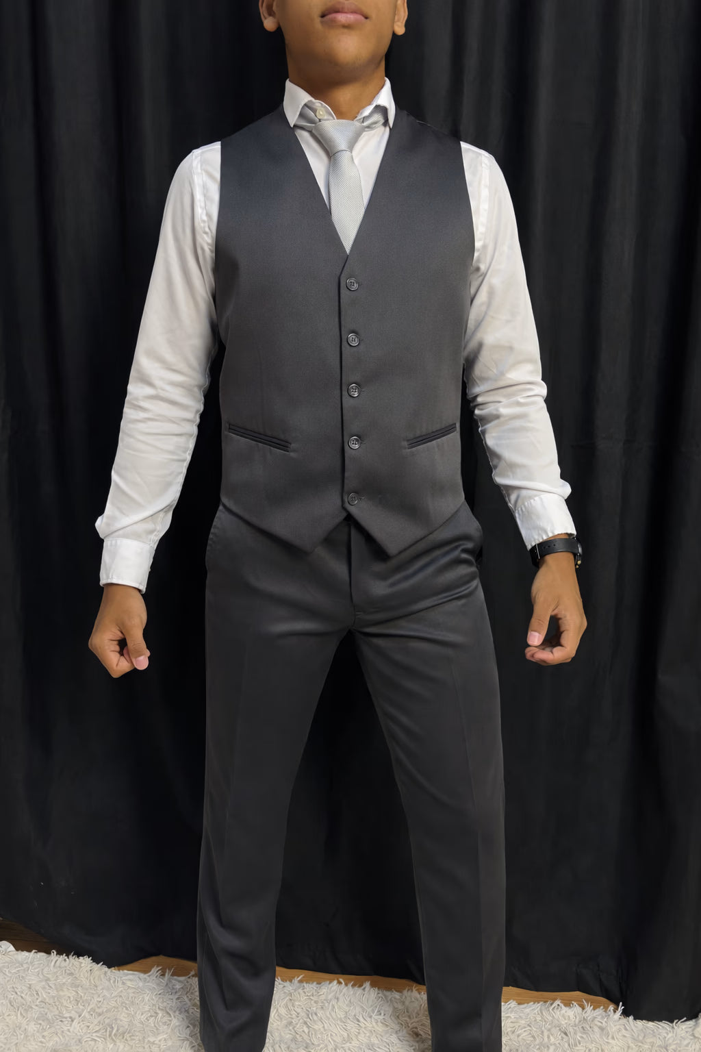 Traje Slim Grafite Dior