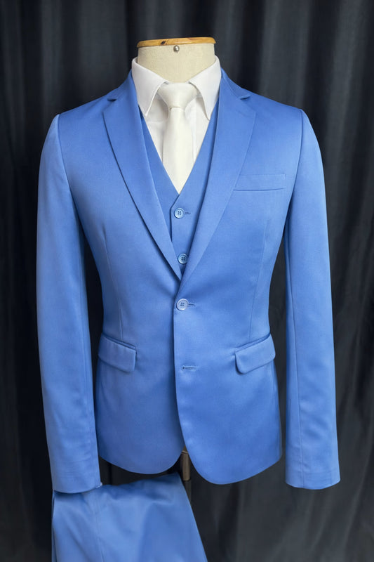 Traje Slim Azul Jeans