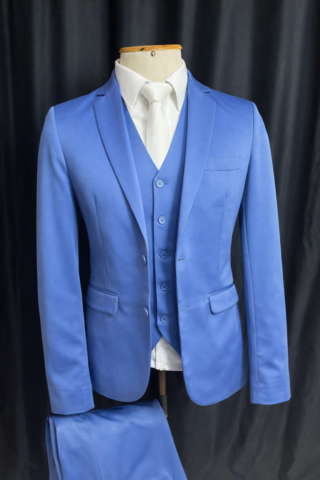 Traje Slim Azul Jeans