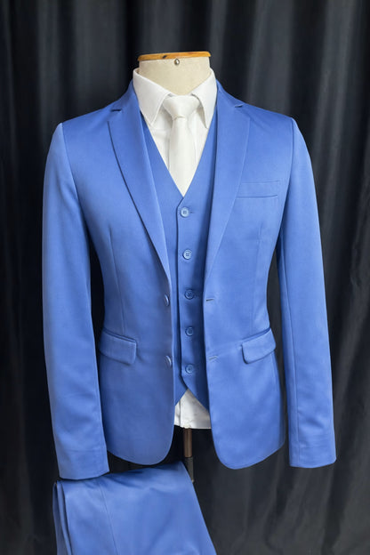 Traje Slim Azul Jeans