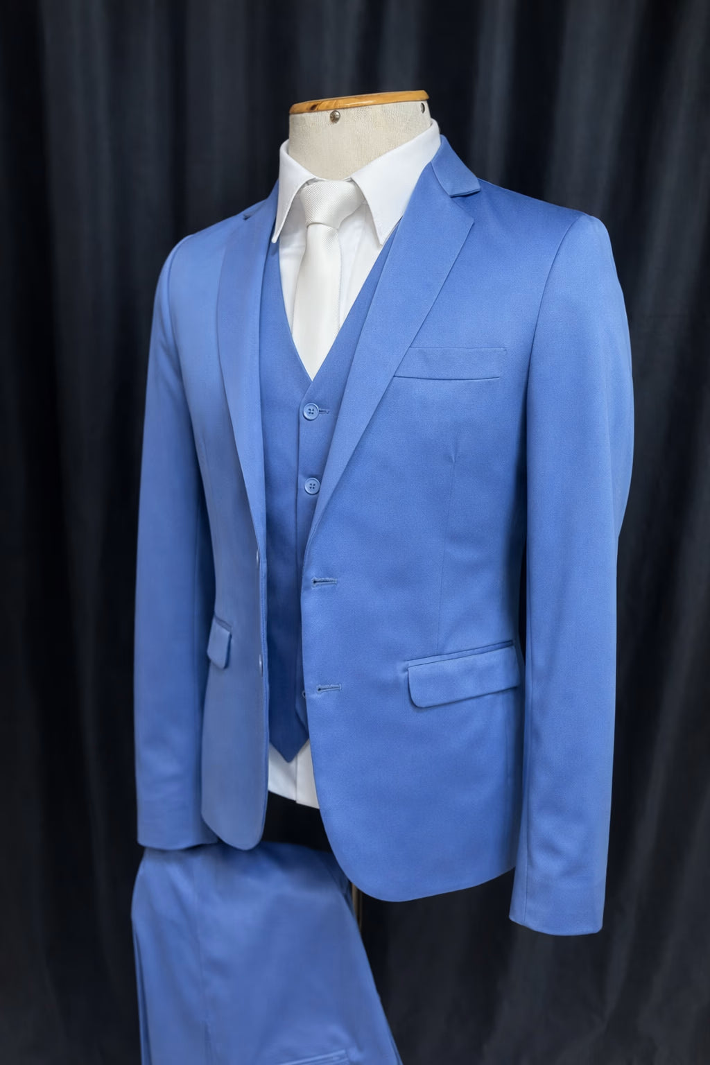 Traje Slim Azul Jeans