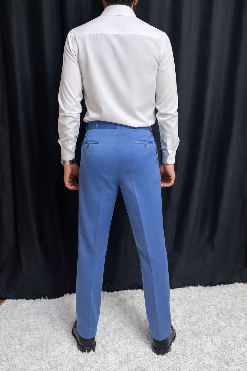 Calça & Colete - Azul Jeans