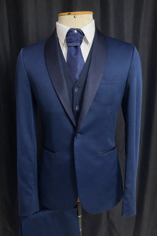 Traje Slim Summer Lápis Blue