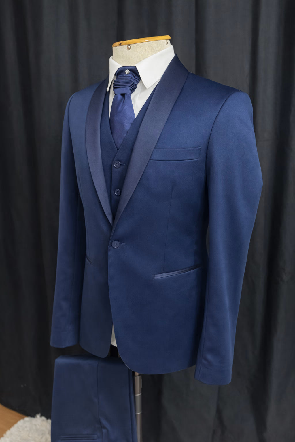 Traje Slim Summer Lápis Blue