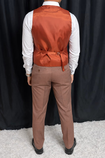 Calça & Colete - Mocha