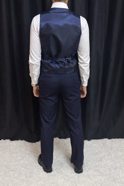 Calça & Colete - Azul Noite