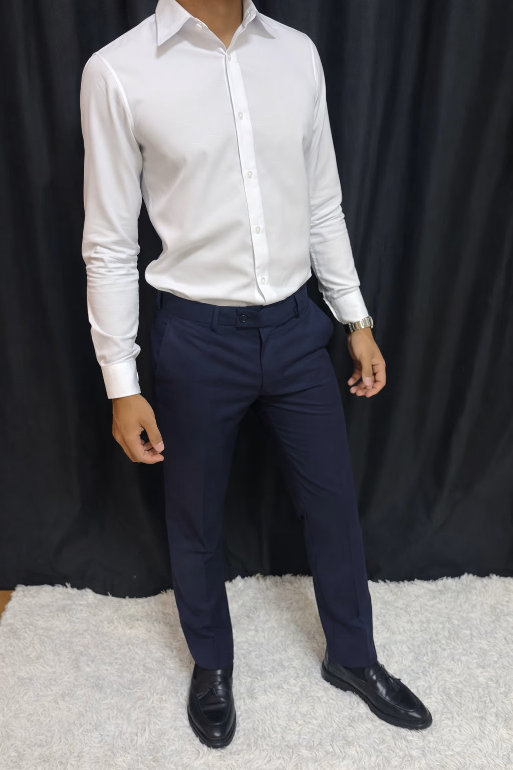 Calça & Colete - Azul Noite