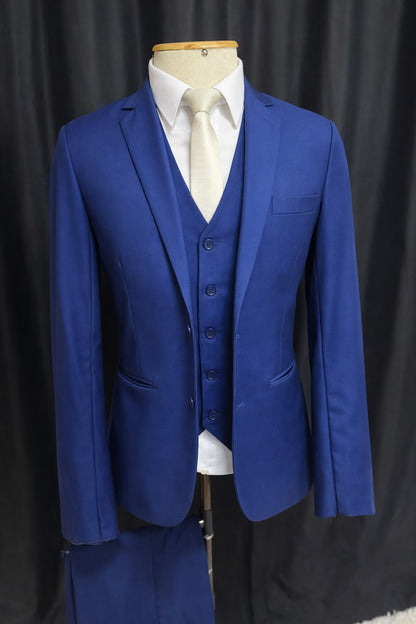 Traje Slim Azul Zara