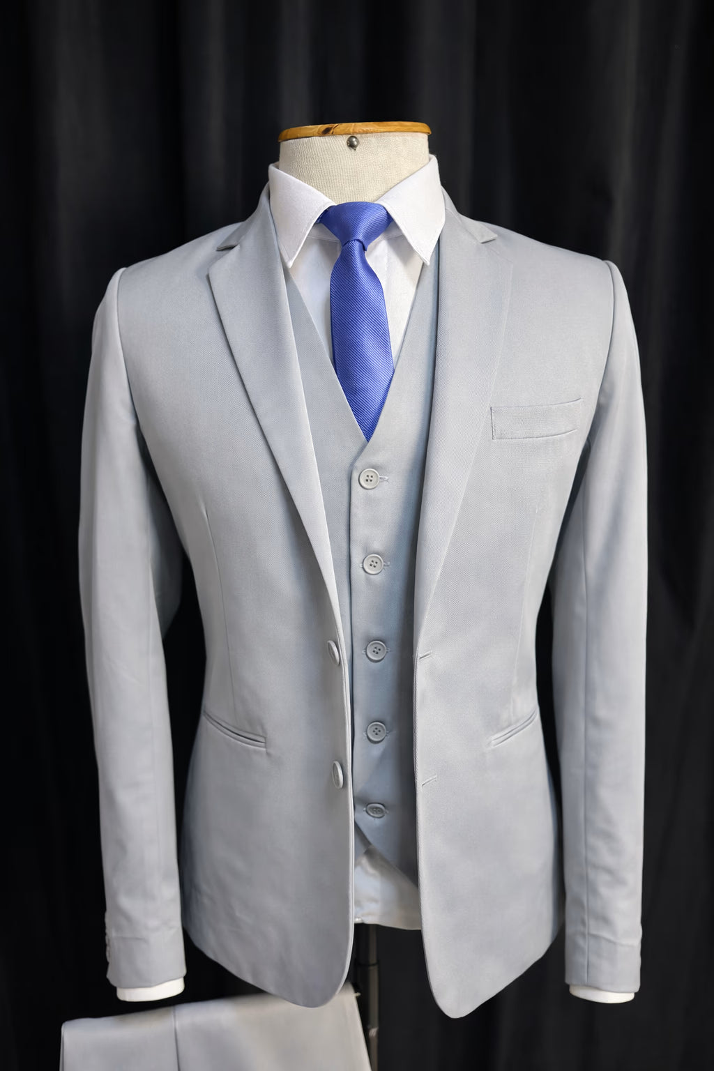 Traje Slim Cinza Ice