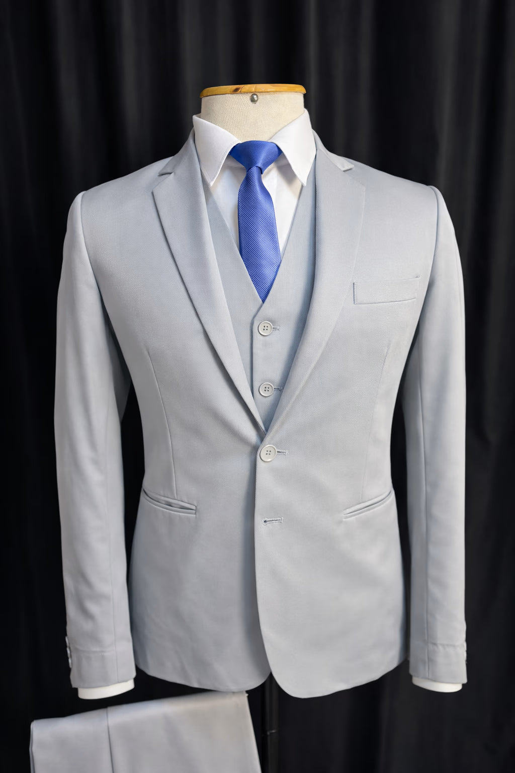 Traje Slim Cinza Ice