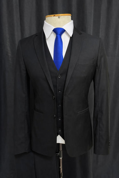 Traje Slim Preto Tropical