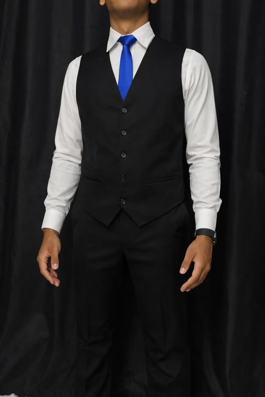 Calça & Colete - Preto Tropical