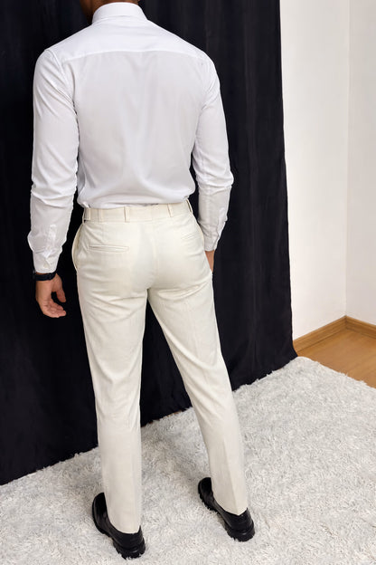 Calça & Colete - Rafia Natural