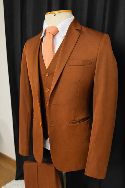 Traje Slim Terra Cota