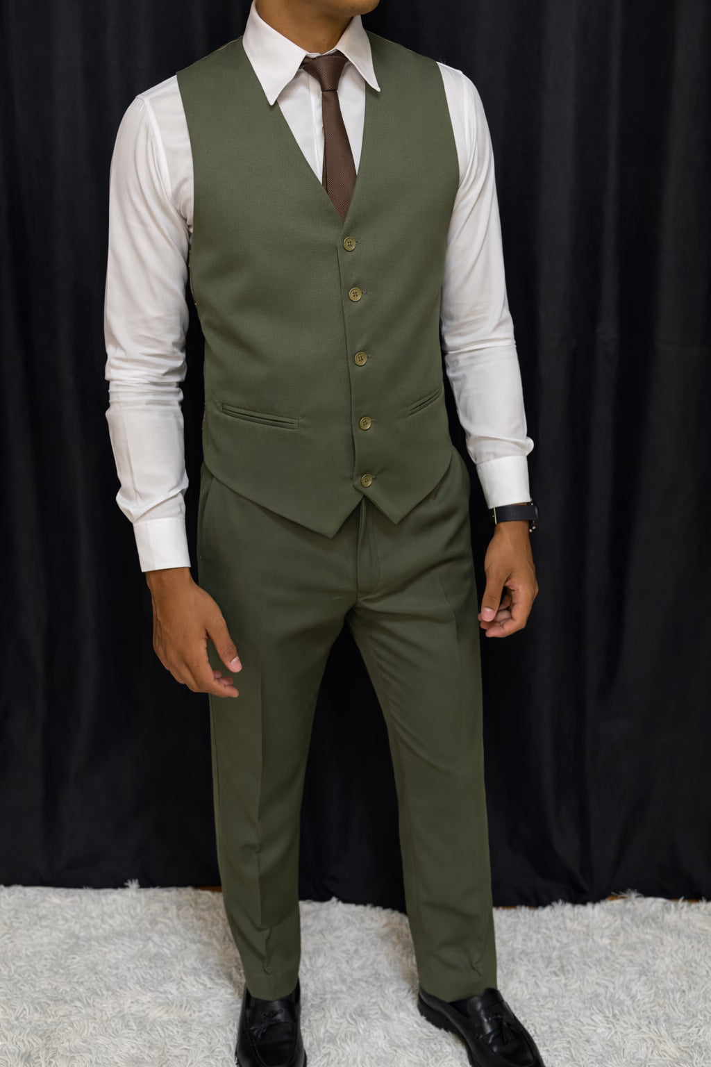 Calça & Colete - Verde Terrário