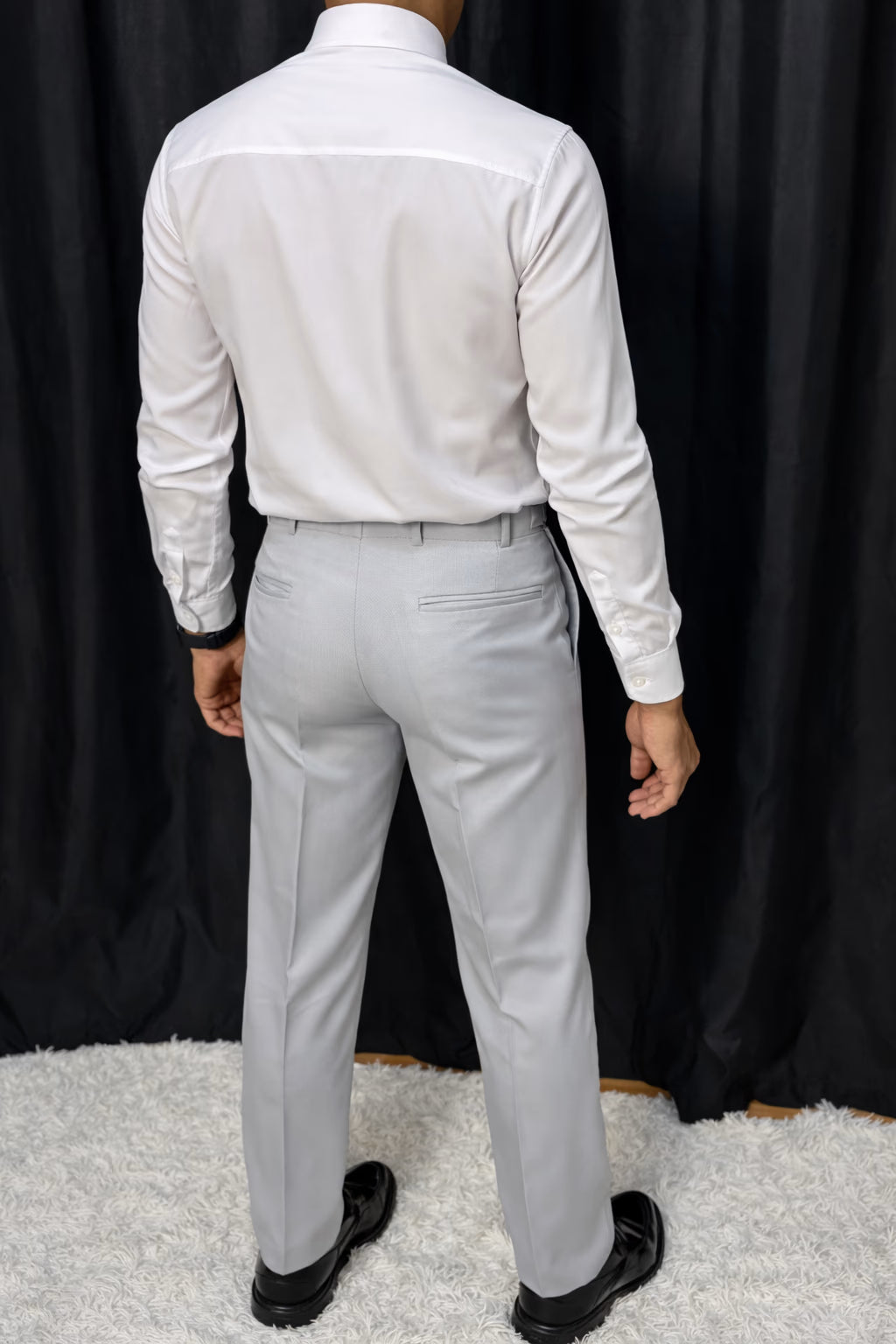 Calça & Colete - Cinza Ice