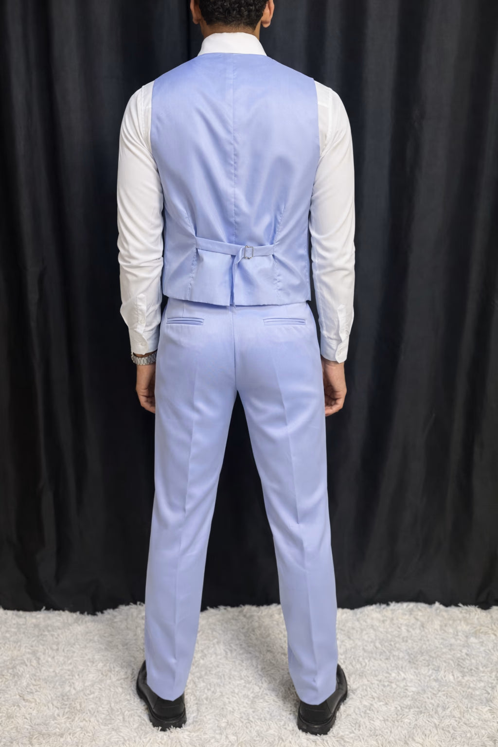 Calça & Colete - Azul Serenity