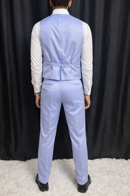 Calça & Colete - Azul Serenity