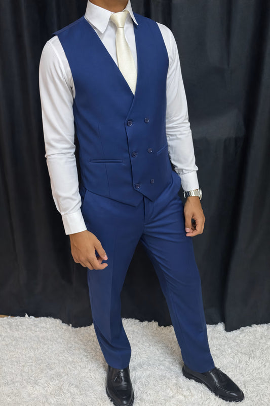 Calça & Colete - Azul Navy