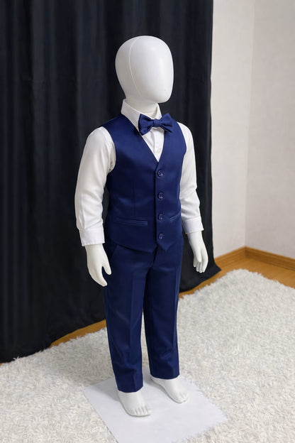 Calça & Colete Infantil - Azul Marinho Dior