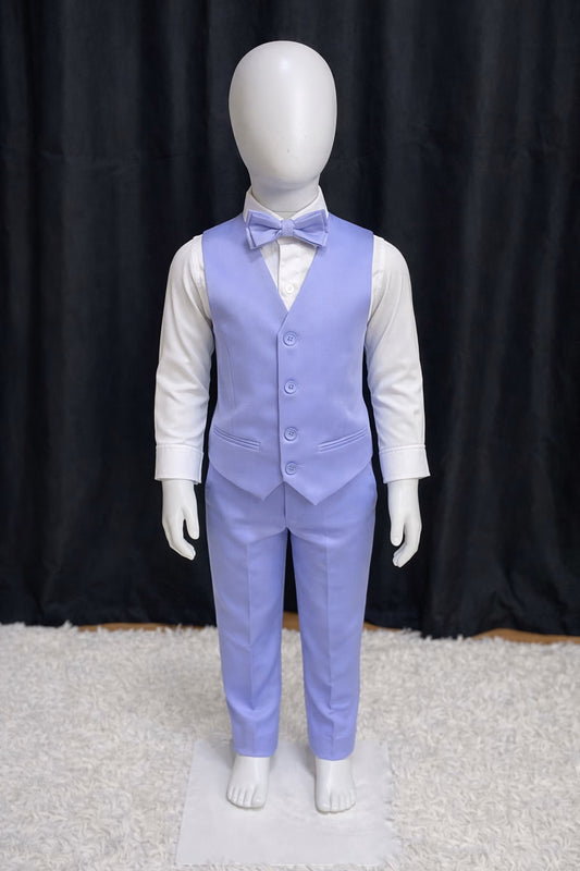 Calça & Colete Infantil - Azul Serenity