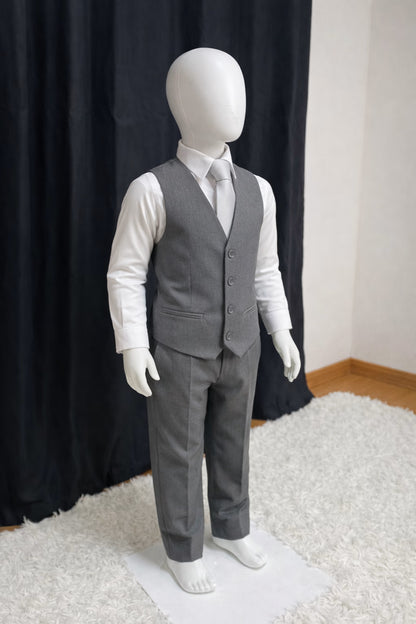 Calça & Colete Infantil - PV Grafite