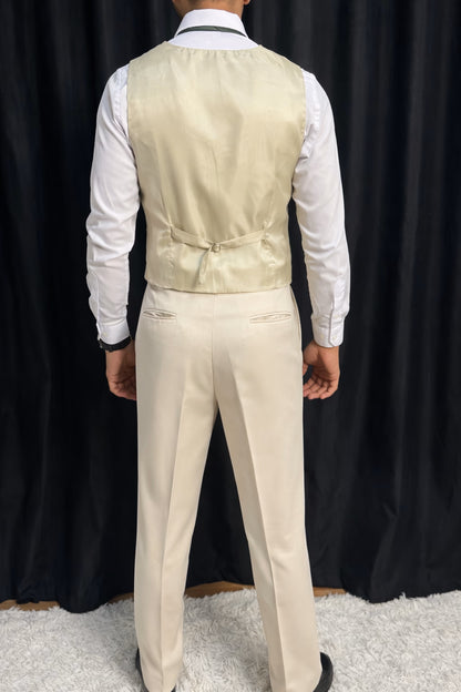 Calça & Colete - Bege Dior